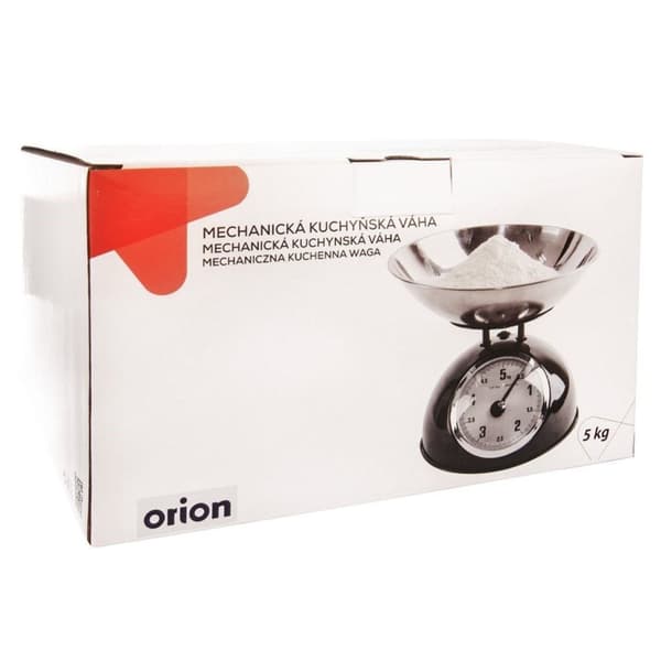 Mekanisk köksvåg med retroskål 5 kg ORION