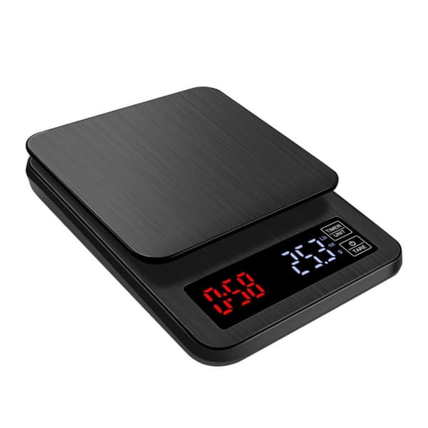 Digital minivægt 10 kg / 1 g elektrisk lomme i gram med baggrundsbelyst LCD-skærm