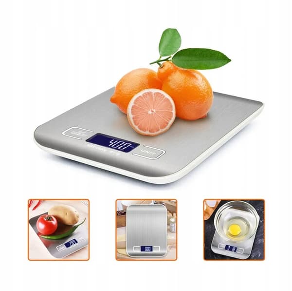KÖKSVÅG DIGITAL ELEKTRONISK PRECISION 0,1g -5kg LCD PEKSKÄRM