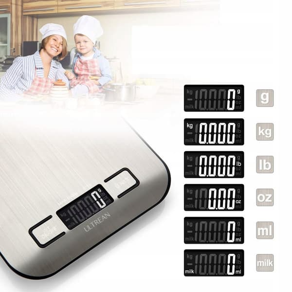 KÖKSVÅG DIGITAL ELEKTRONISK PRECISION 0,1g -5kg LCD PEKSKÄRM
