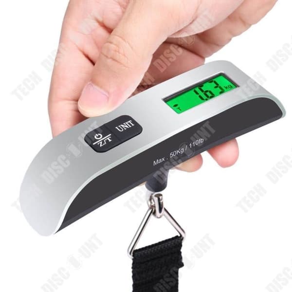 TD® Portable Home Resväska Väska 50KG Express Spring Electronic Bagage Scale LED Display Utsökt och liten