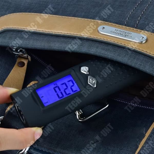 TD® Vägning Bärbar Multifunktionell Power Bank Ficklampa Bagagevåg Tre-i-ett bärbar resevåg balans