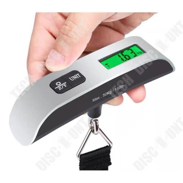 TD® Digital Elektronisk Bagagevåg Reseflygplansvåg Bärbar Digital Max 50 kg Elektronisk manuell funktion