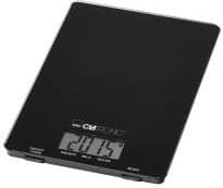 Clatronic KW 3626, Elektronisk köksvåg, 5 kg, 1 g, Svart, Glas, Bänkdiskmaskin