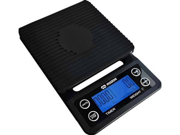Kitchen scale Mozos MOZOS CAFFE electronic scale for coffee with a stroper