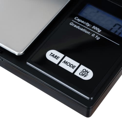 Hopfällbar Digital Fickvåg | Hög Precision Smyckesvåg 0.1-500g