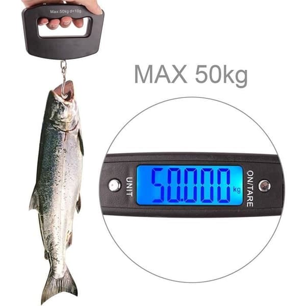 TD® bärbar elektronisk digital bagagevåg oz Vikt lbs våg 50 kg x 10 g digital våg med batterier medföljer