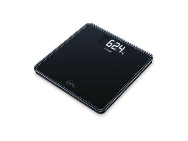 Beurer - GS 400 Bathroom Scale Glass( Black )- 5 Year warranty