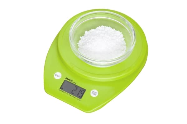 MAUL 1646054, Sähkökeittiövaaka, 5 kg, 1 g, Vihreä, Muovi, Pyöreä