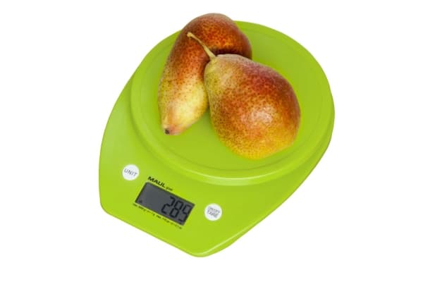 MAUL 1646054, Sähkökeittiövaaka, 5 kg, 1 g, Vihreä, Muovi, Pyöreä