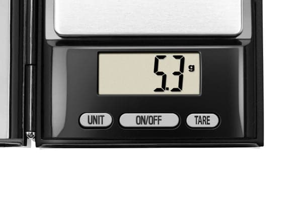 Eta ETA277090000, Elektronisk kjøkkenvekt, 0,5 kg, 0,1 g, Sort, Rustfritt stål, Benkeplate