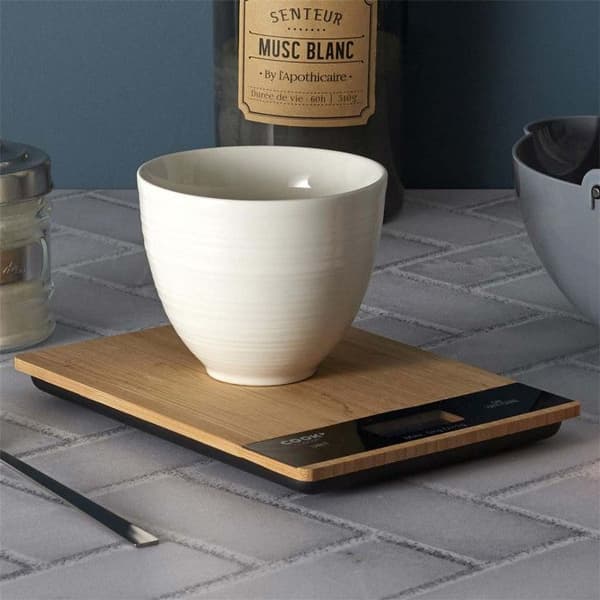 Kulinarisk våg - Cook Concept - KU6613 - Elektronisk - 5 kg - Svart och beige bambu
