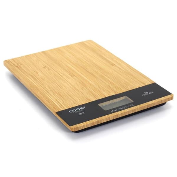 Kulinarisk våg - Cook Concept - KU6613 - Elektronisk - 5 kg - Svart och beige bambu
