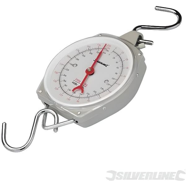 Våg med urtavla - Robusta - 200 kg - Metallisk - Precision 100 g - Trådad