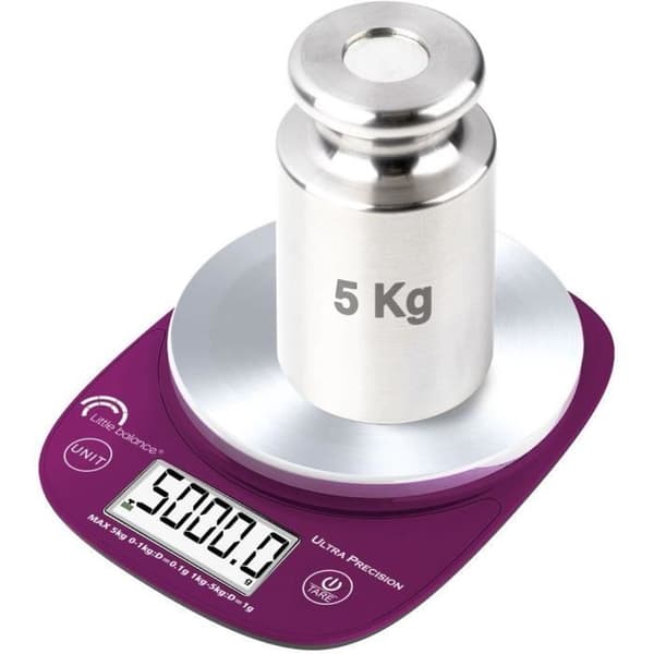 Køkkenvægt - LB 5000 Pro Inox 5.1 - Ultrapræcision - USB - Kan repareres LITTLE BALANCE