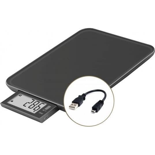 Kulinarisk vægt - Slide 10 - Sort - USB - Kan repareres