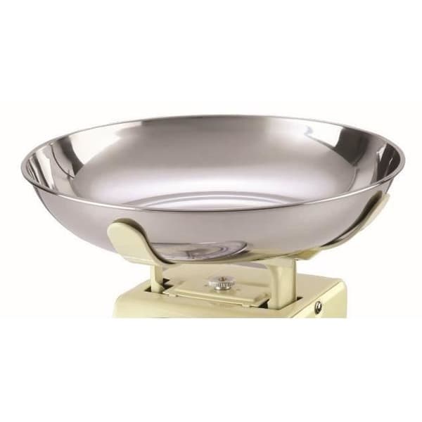 Mekanisk køkkenvægt - TERRAILLON - TRAD 500 Creme - Kapacitet 5 kg - Retro stil - 1 l skål