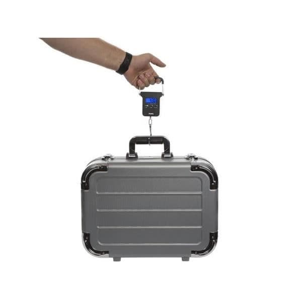 Perel digital bagagevåg 40 kg ABS/RVS svart
