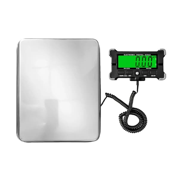 Digitaalinen postivaaka, 200 kg maksimikapasiteetti, selkeä LCD-taustavalaistu näyttö,200kg 50g