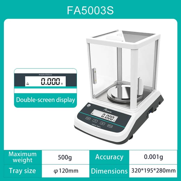 Analyyttinen vaaka, digitaaliset vaakat, tarkkuusvaaka,FA5003S (500g 1mg), EU
