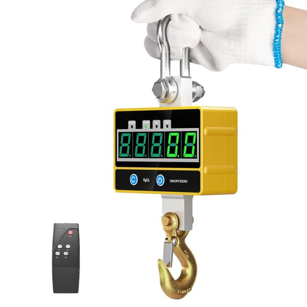 Digital Kranskal, Høj Belastningskapacitet 2000kg, Fjernbetjening,220V EU stik