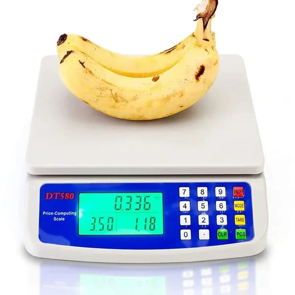 Digitaalinen vaaka, 1g tarkkuus, suuri LCD-näyttö,1, 30Kg