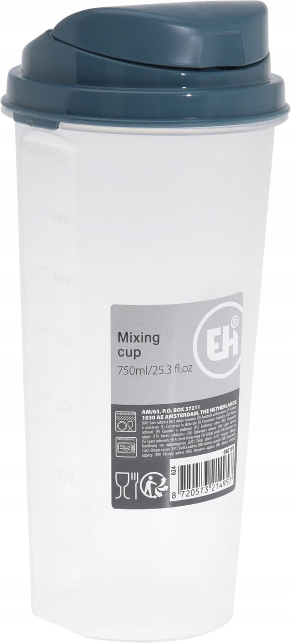 Shaker-måttkopp och dispenser 750 ml