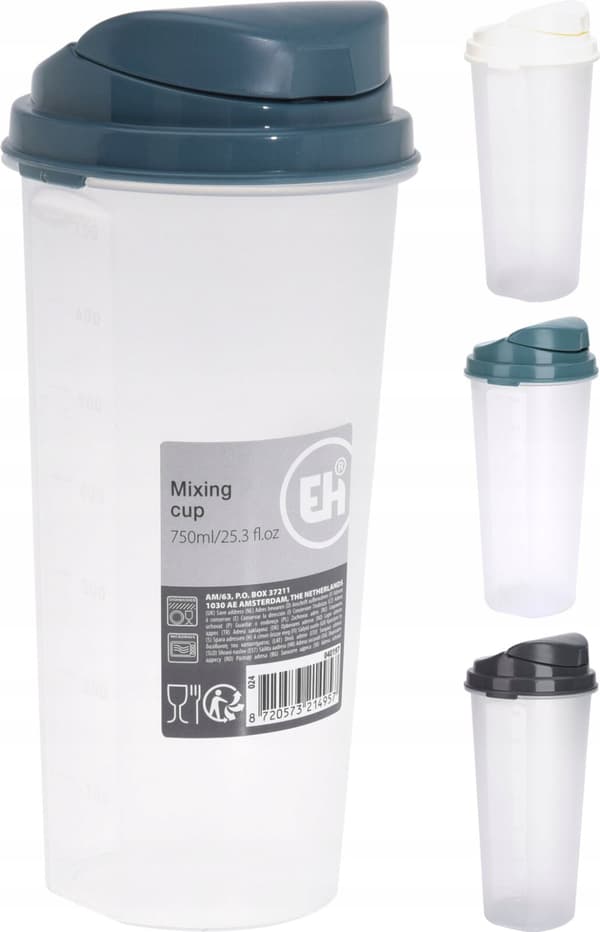Shaker-måttkopp och dispenser 750 ml