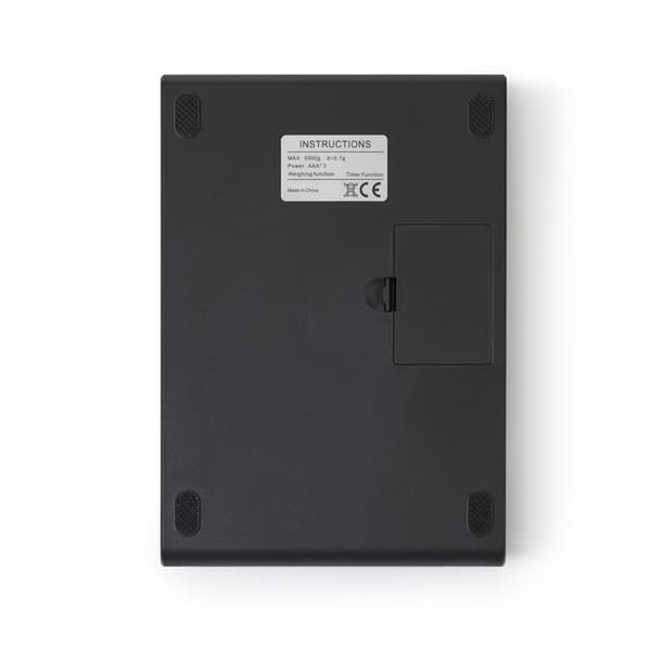 INF E70 Svart Batteri Kaffeskala med Timer 5kg/0.1g