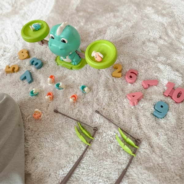 WOOPIE Balance Game – Kalastus ja dinosaurukset Abakuksen kanssa