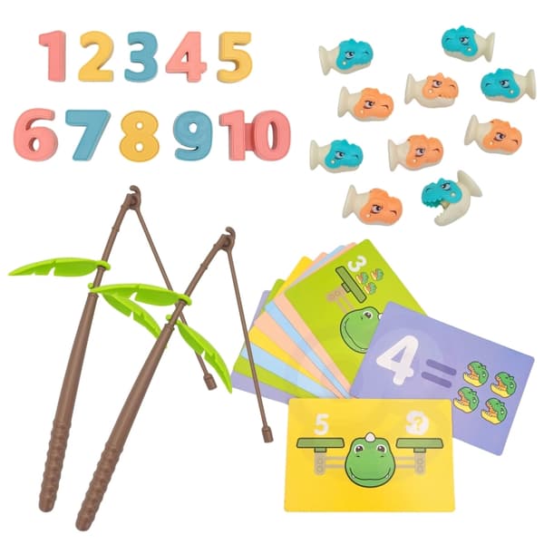 WOOPIE Balance Game – Kalastus ja dinosaurukset Abakuksen kanssa