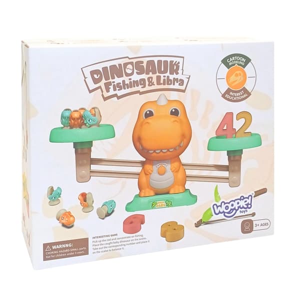 WOOPIE Balance Game – Kalastus ja dinosaurukset Abakuksen kanssa