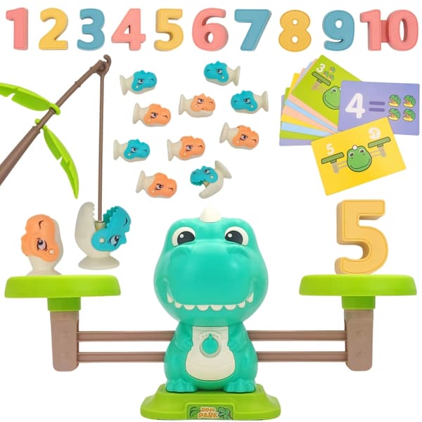WOOPIE Balance Game – Kalastus ja dinosaurukset Abakuksen kanssa