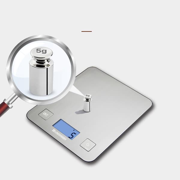 INF Digital kjøkkenvekt 5KG/1g - Nøyaktig matvekt
