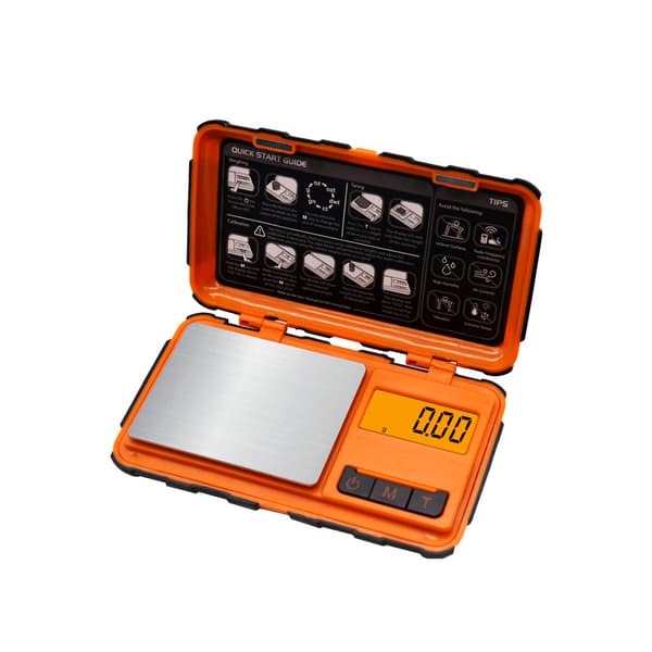 INF Erittäin tarkka taskuvaaka - 200g kapasiteetti, 0,01g tarkkuus Oranssi