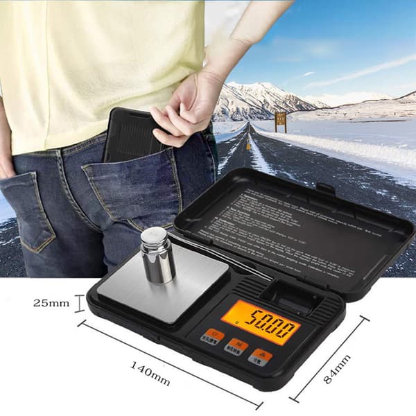 INF Hög Precision 50g/0.001g Digital Milligram Smyckesvåg