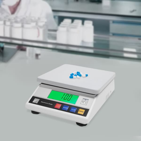 Digitaalinen tarkkuus elektroninen laboratorio-vaaka, korkea tarkkuus, selkeä LCD-näyttö