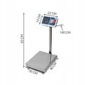Miniatyrbild 3 av 4: Balansplattform - Professionell - 100 kg - LCD-display - Rostfritt stål - Justerbara fötter