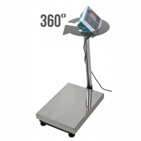 Balansplattform - Professionell - 100 kg - LCD-display - Rostfritt stål - Justerbara fötter