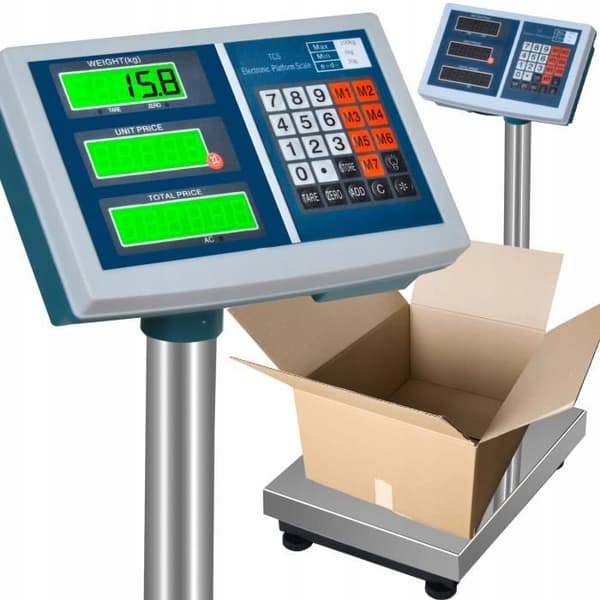 Balansplattform - Professionell - 100 kg - LCD-display - Rostfritt stål - Justerbara fötter