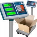 Miniatyrbild 1 av 4: Balansplattform - Professionell - 100 kg - LCD-display - Rostfritt stål - Justerbara fötter