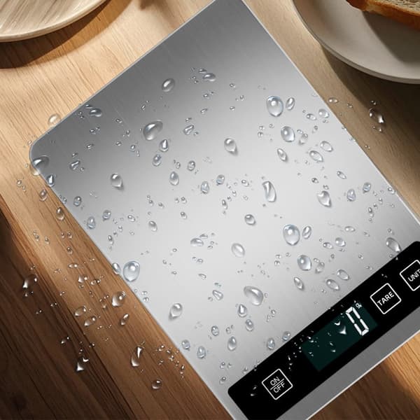 OBOSOE Köksvåg Digital 1g–15kg – Elektronisk Vågsensor med Hög Precision & Tarefunktion Matvåg (Batteri ingår ej)