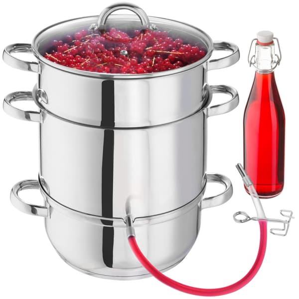 Saftkoger 15 liter - sølv