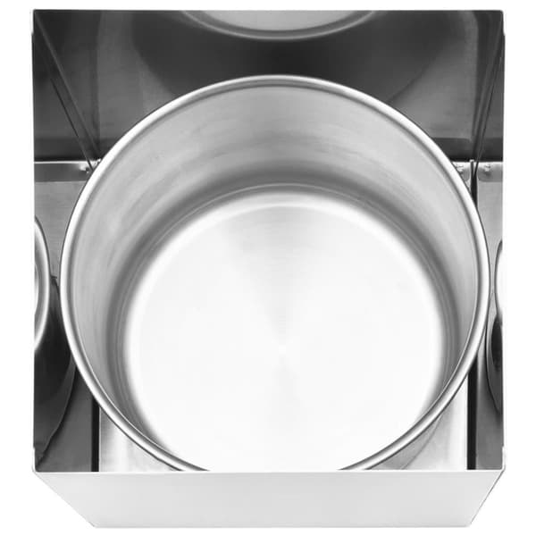 vidaXL Sausedispenser rustfritt stål 3,5 L