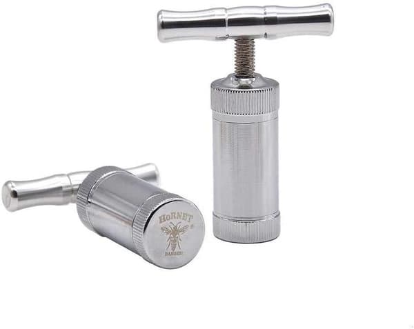 Pollen press in aluminum by Hornet