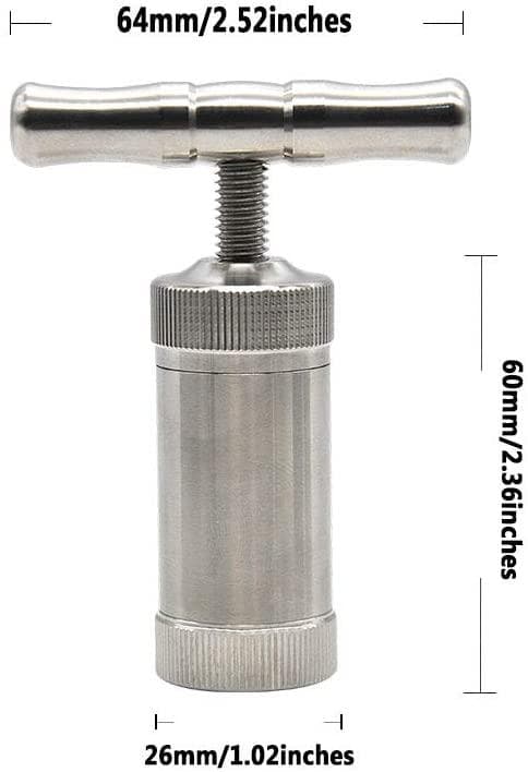 Pollen press in aluminum by Hornet