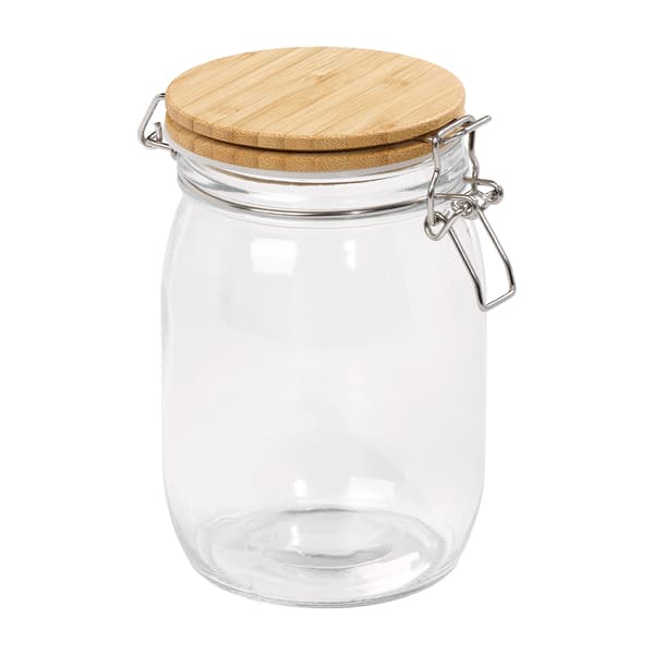 Tala Glaskrukke m/låg af bambustræ 980 ml