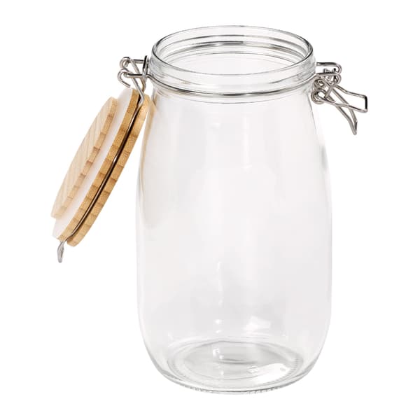Tala Glaskrukke m/låg af bambustræ 1200 ml