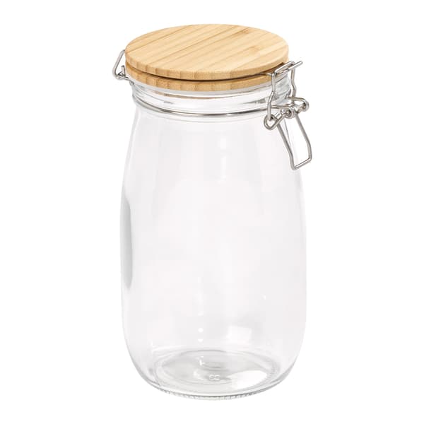 Tala Glaskrukke m/låg af bambustræ 1200 ml