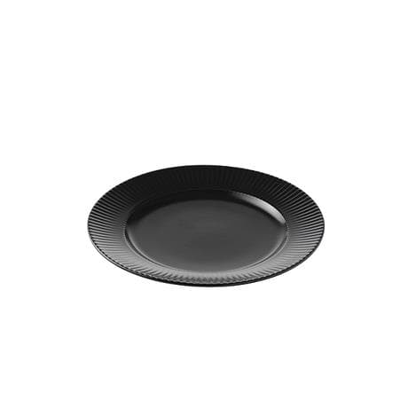 Aida groovy tallrik 21cm svart